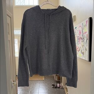 Double Zero Light Gray Knit Hoodie